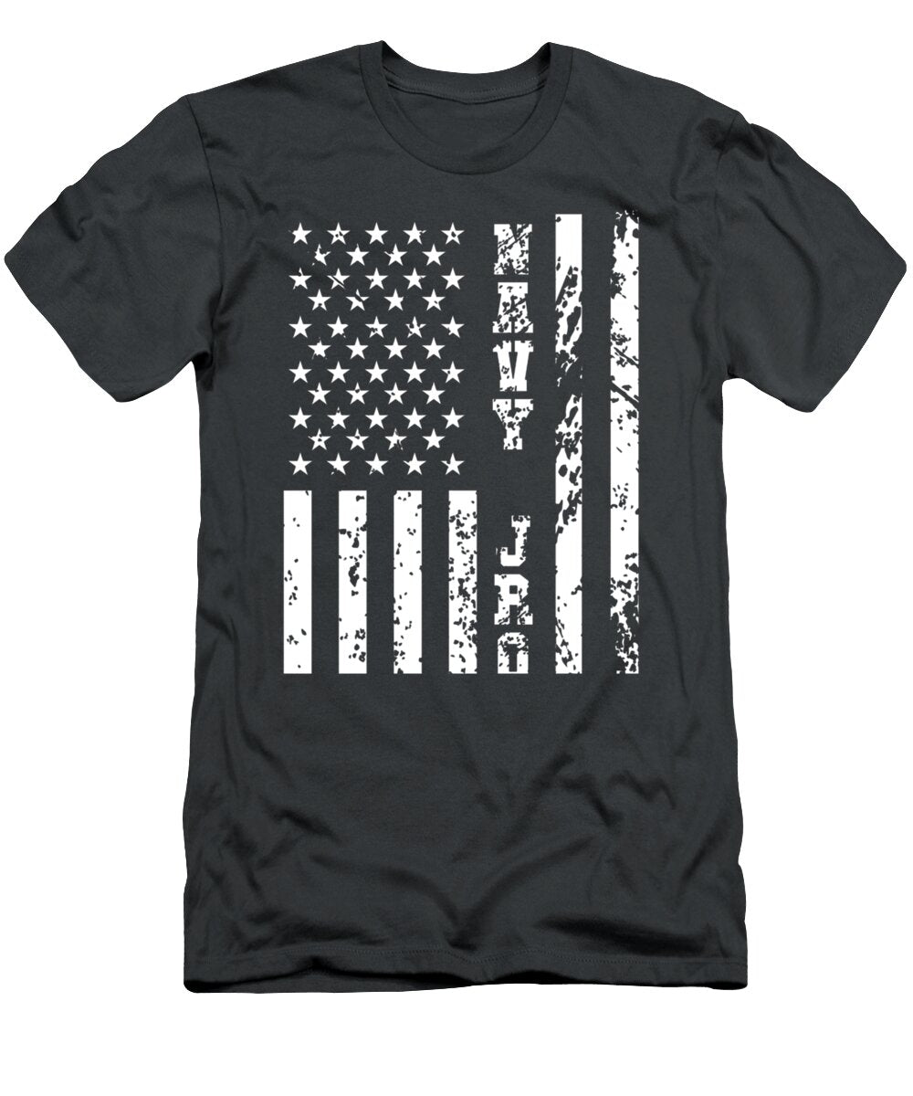 Navy Jrotc United States Navy Junior Rotc W US Flag Rufusw Runa T-Shirt