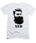 Ned Kelly Stencil Portrait Kenvin Tran T-Shirt