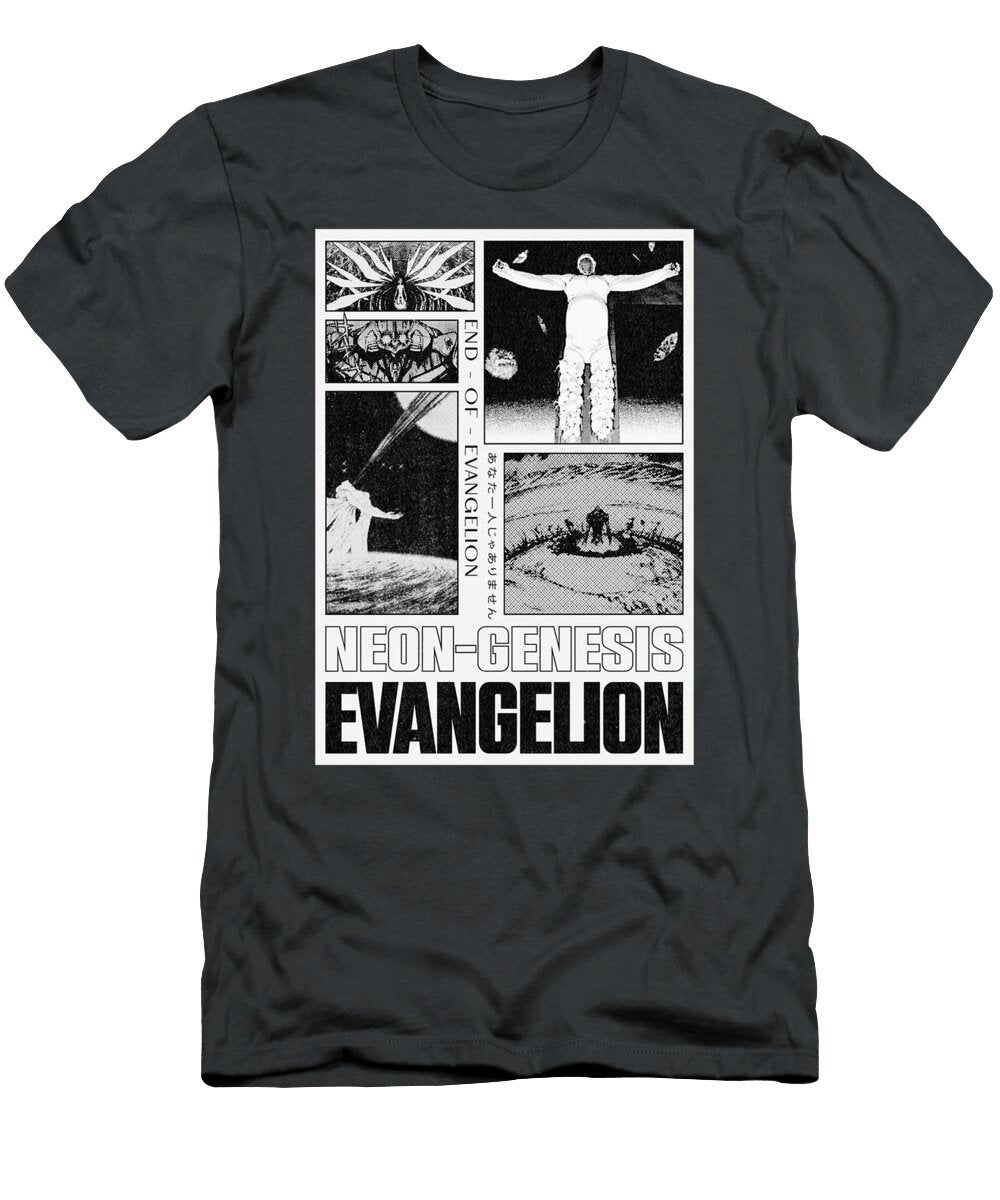 Neon Genesis Evangelion End of Evangelion Half Tone Naud Hollak T-Shirt