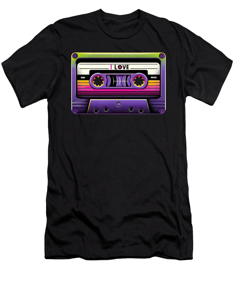 Neon Retro Mixtape Outfits T-Shirt
