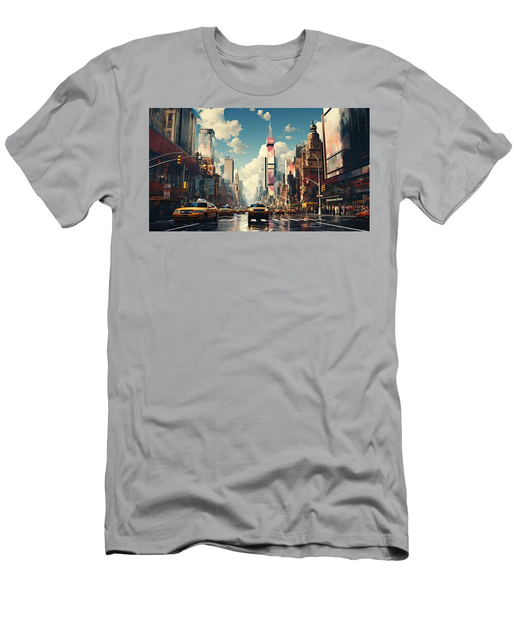 New York City Morning Evie Carrier T-Shirt