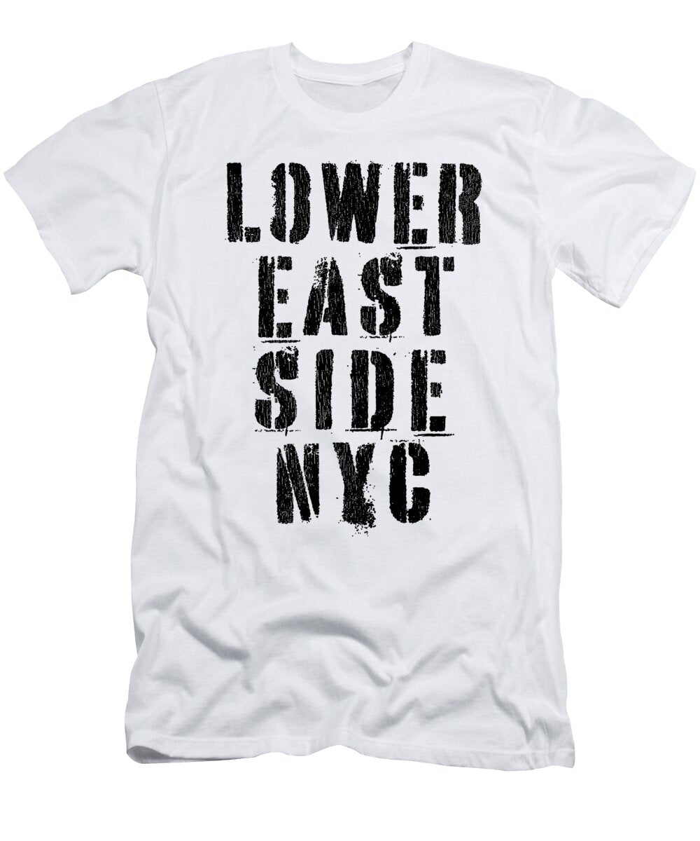 New York Ny Stencil W Details Roger Kuo Art T-Shirt