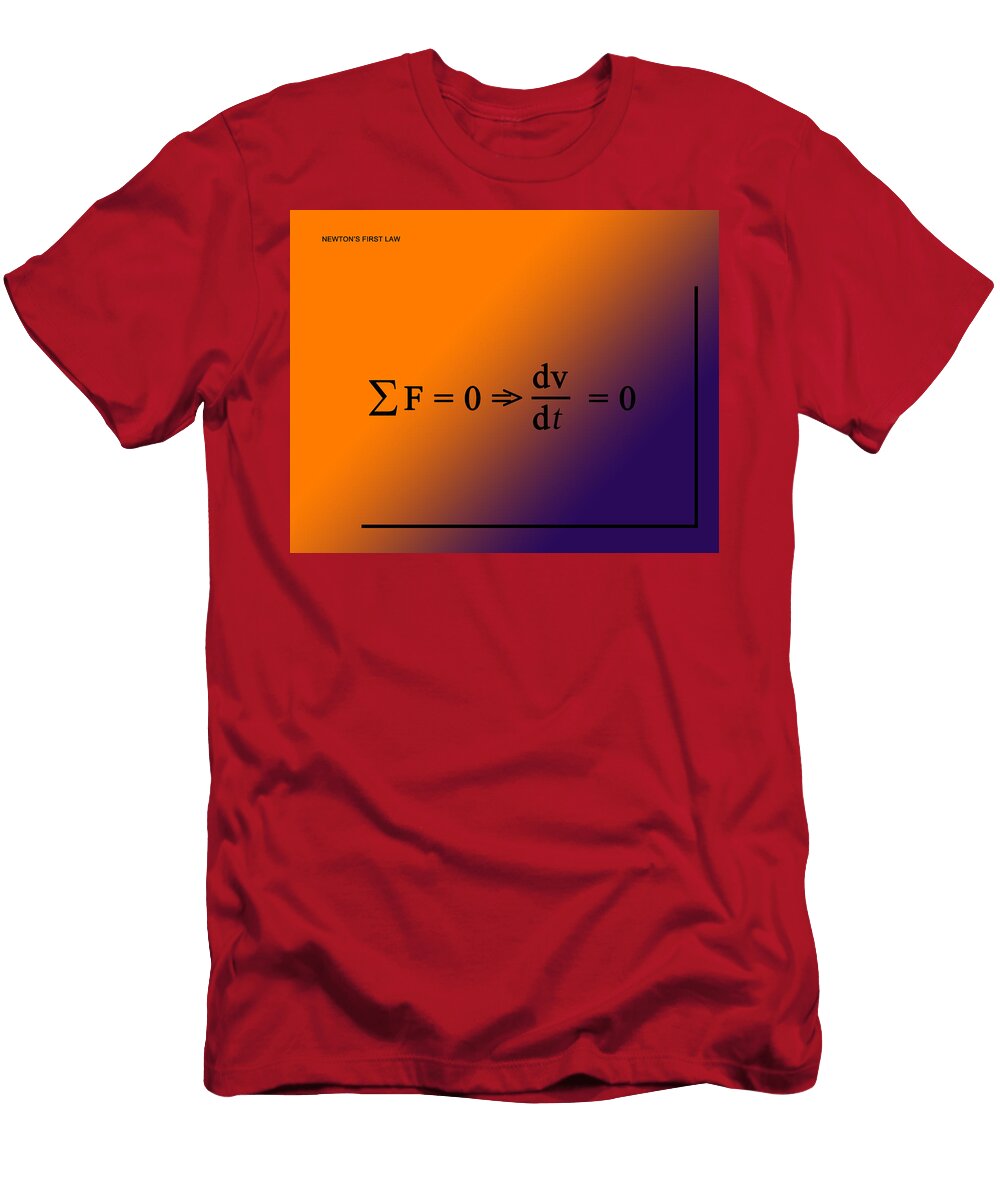 Newtons First Law 6 Paulette Wright T-Shirt