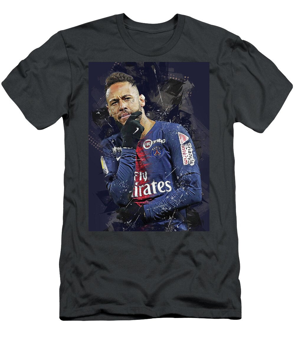 Neymar Neymar Da Silva Santos Junior Neymar Junior Barcelona Brasilien Olympia Neymar Leith Huber T-Shirt