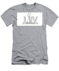 NFL Super Bowl Lv or Super Bowl 55 Logo Line Art Illustration Black and White Aloysius Patrimonio T-Shirt