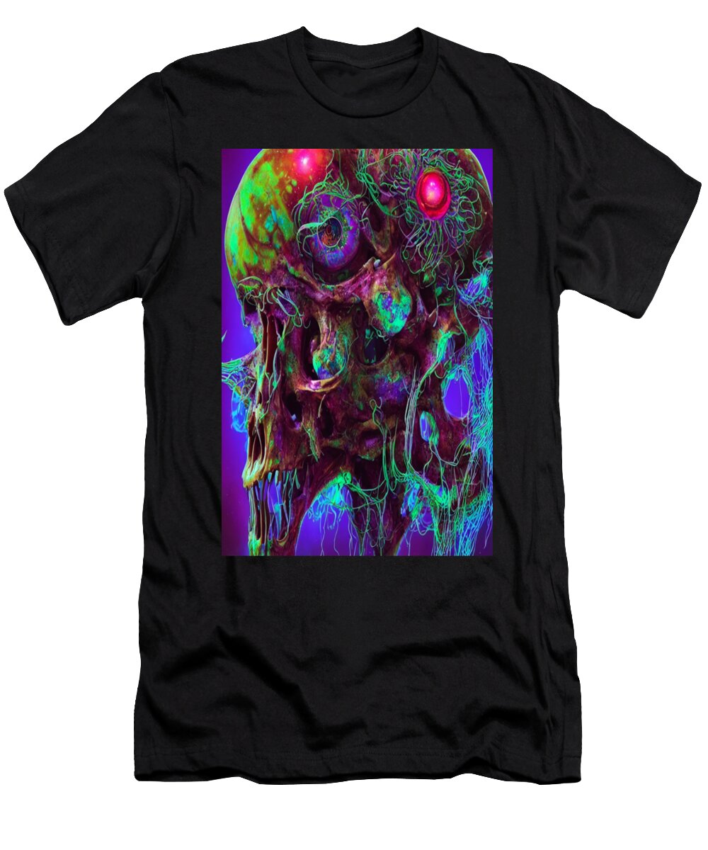 Night Light Lineart Talia Brante T-Shirt
