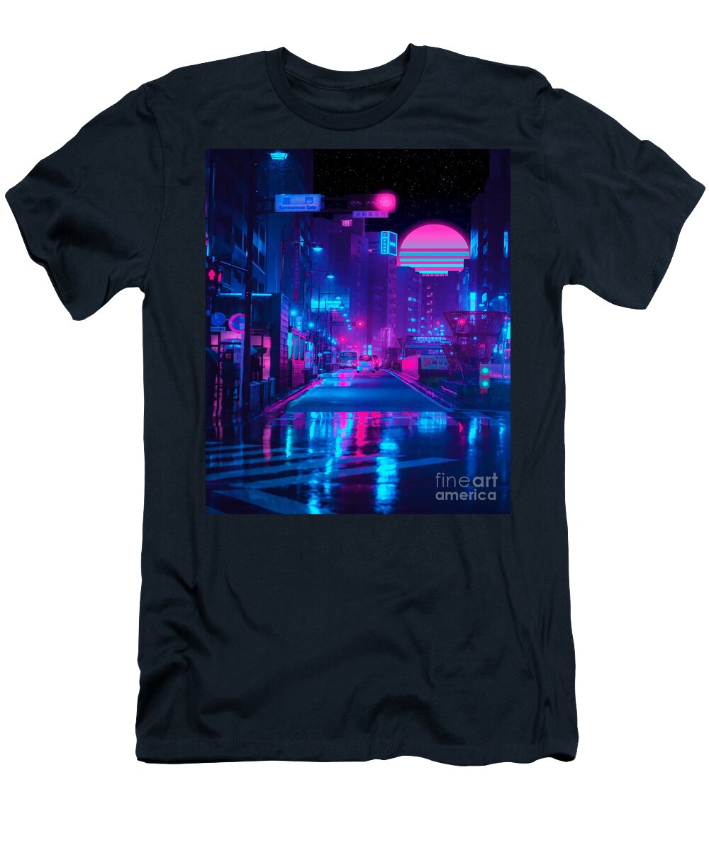 Night Lights Nightlife Extravaganza Awaits Mizorey T-Shirt