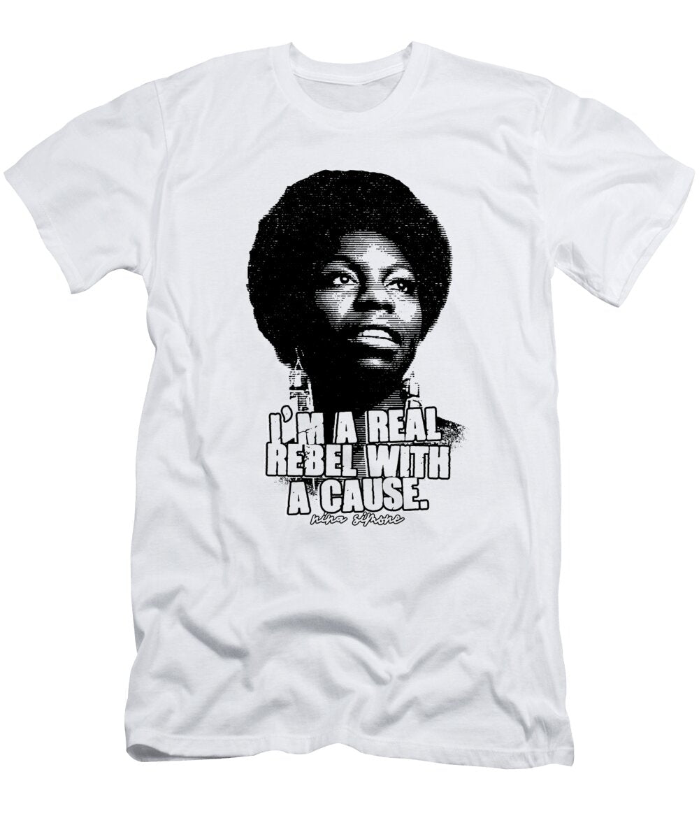 Nina Simone Line Art Illustration Andika Bahtiar T-Shirt