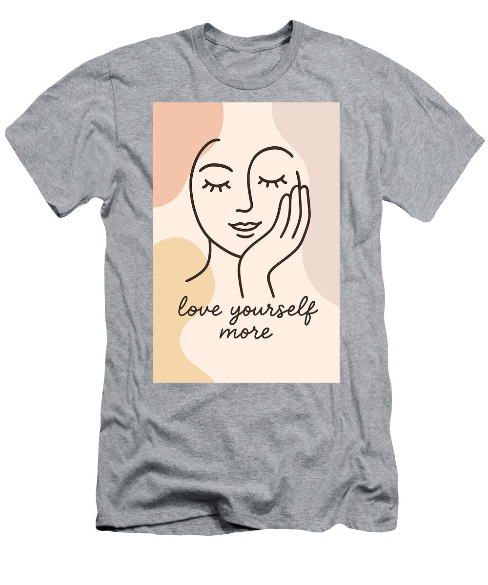 No 01 Love Yourself More Hand Drawn Collection Mounir Khalfouf T-Shirt