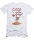 No 02 Pasta Is My Love Language Funny Retro Wall Art Pasta Art Print Set Retro Kitchen Decor Mounir Khalfouf T-Shirt