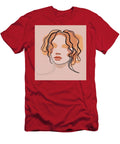 No 03 Hairstyle Woman Minimalist Line Drawing Woman Beauty Abstract Shapes Fashion Design Mounir Khalfouf T-Shirt