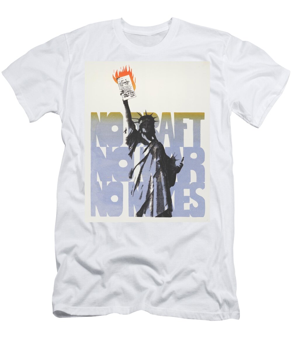 No Draft No War No Nukes Anonymous T-Shirt