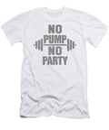 No Pump No Party Bodybuilding Jacob Zelazny T-Shirt