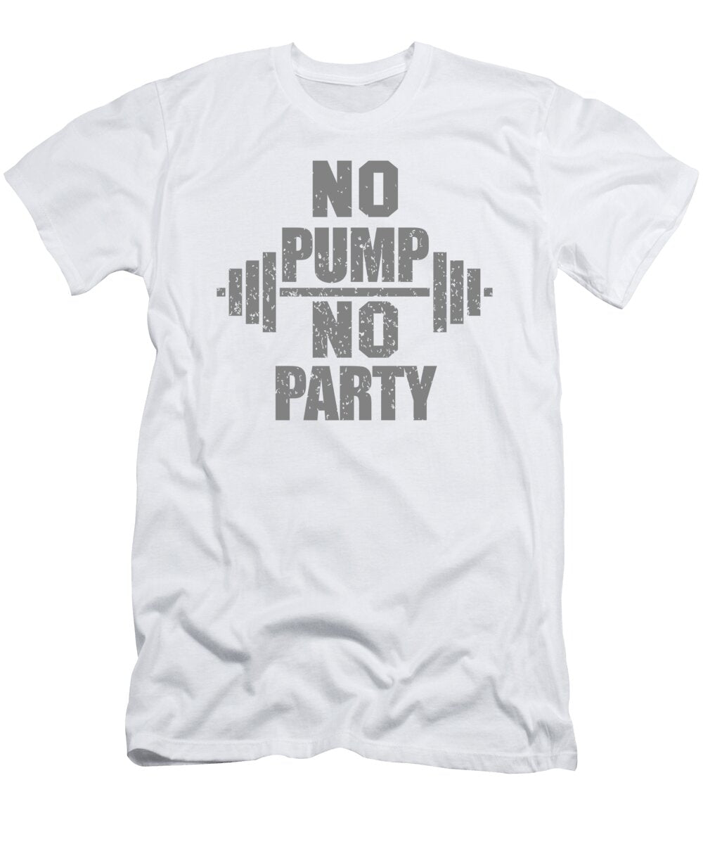 No Pump No Party Bodybuilding Jacob Zelazny T-Shirt