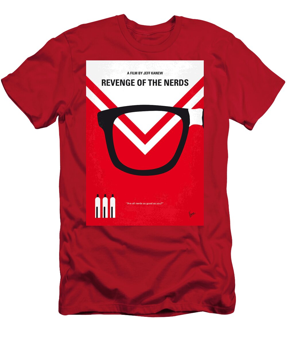 No504 My Revenge of the Nerds Minimal Movie Poster Chungkong Art T-Shirt