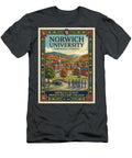 Norwich University Campus in Fall Iconic Vintage Travel Poster Sampadart Gallery T-Shirt