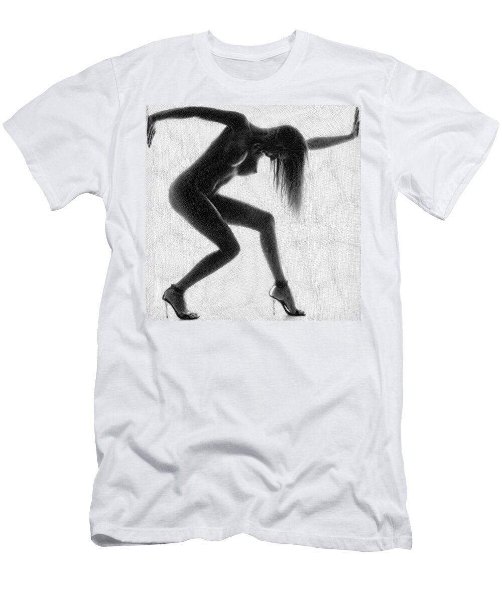Nude Woman Push Tony Rubino T-Shirt