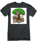 Oak Tree Roots on Book Tattoo Aloysius Patrimonio T-Shirt