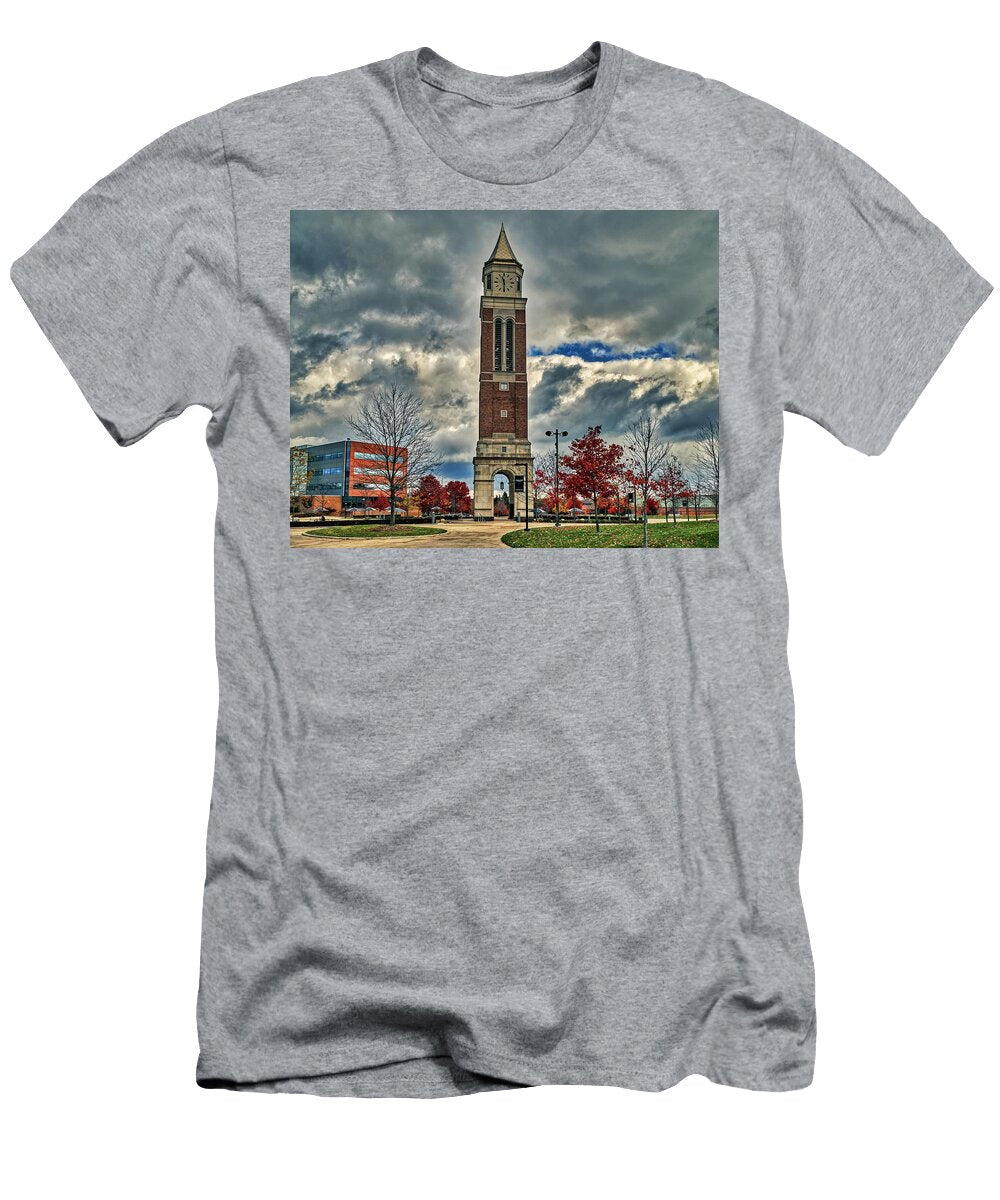 Oakland University Clock Tower Mountain Dreams T-Shirt