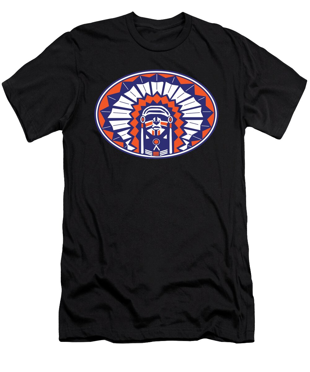 Of I Illinois Gery Puthand T-Shirt