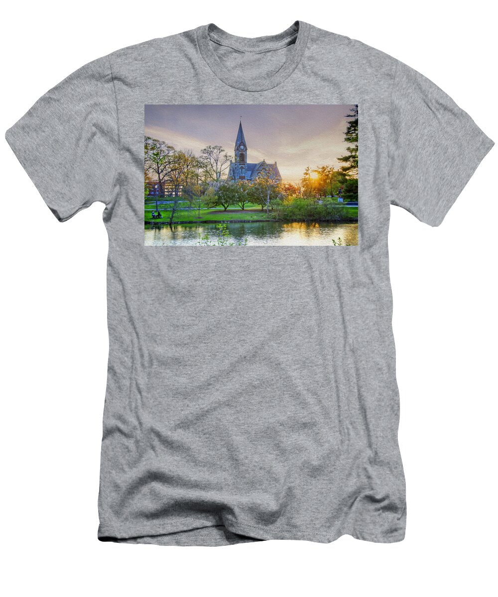 Old Chapel At Sunset Donna Doherty T-Shirt