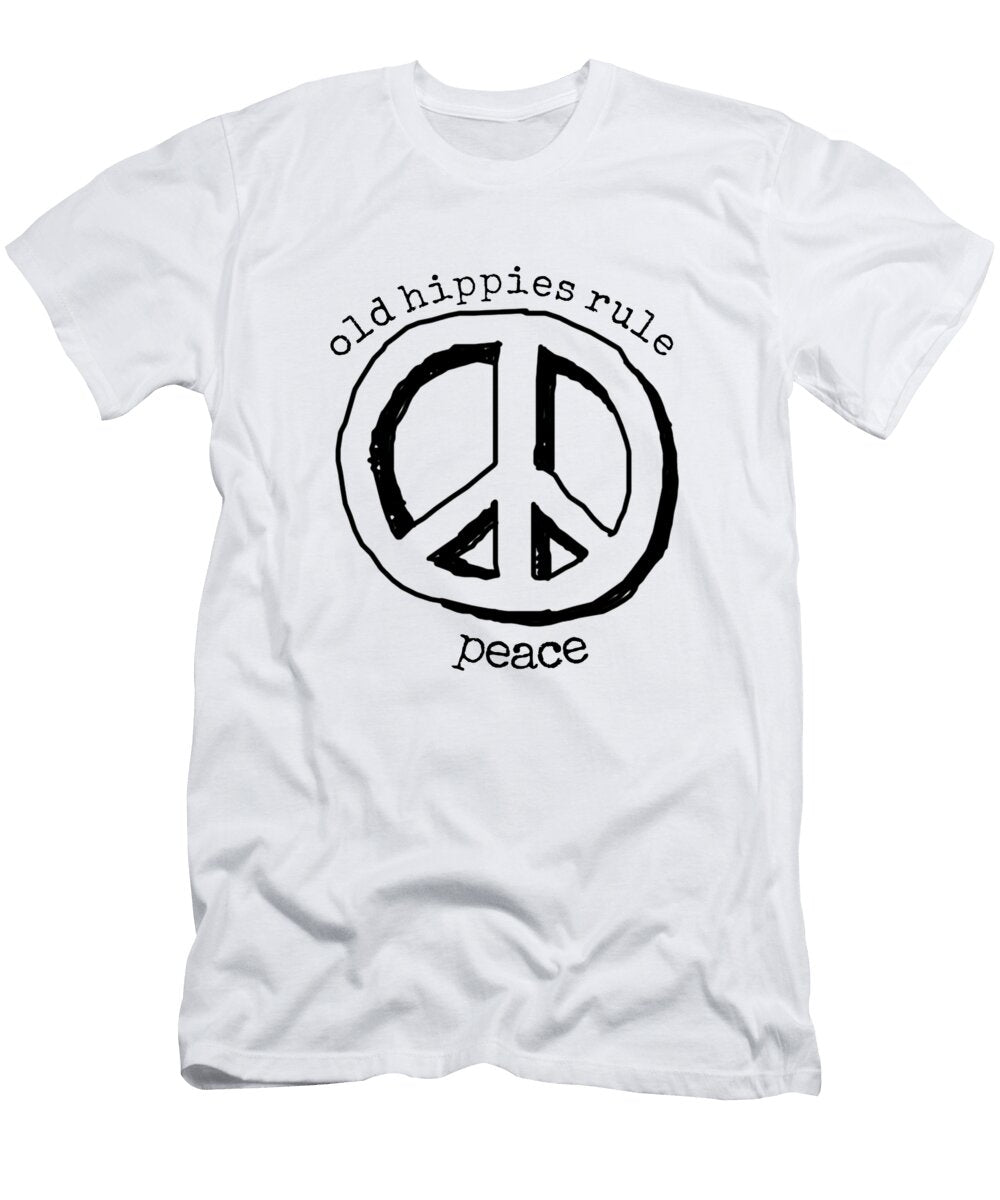Old Hippies Rule Diane Palmer T-Shirt