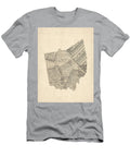 Old Sheet Music Map of Ohio Michael Tompsett T-Shirt