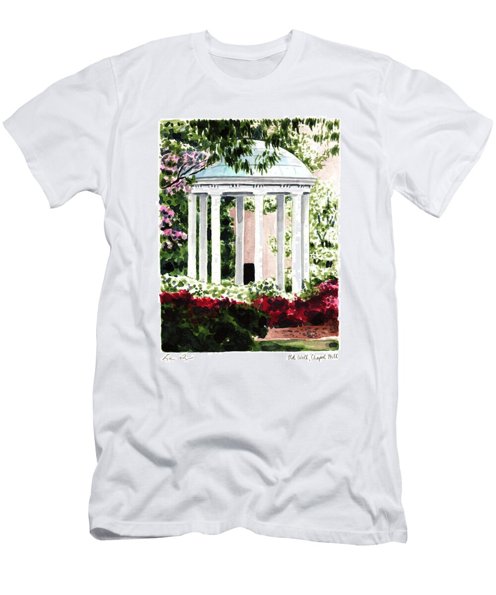 Old Well Chapel Hill Unc North Carolina Laura Row T-Shirt