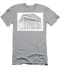 Olympia United States Architectural Sketch of a Grand Building Aleeza Mcdonald T-Shirt