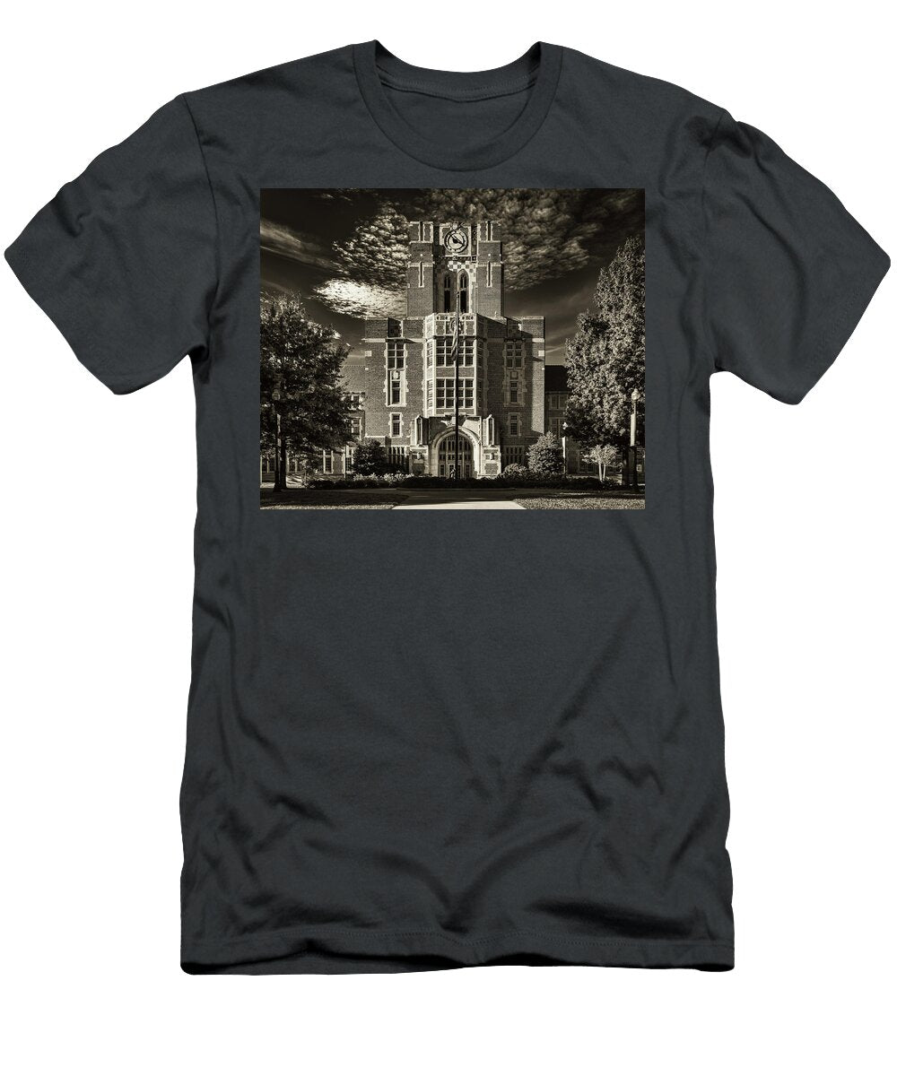 On the University of Tennessee Campus At Dusk Ayres Hall Mountain Dreams T-Shirt