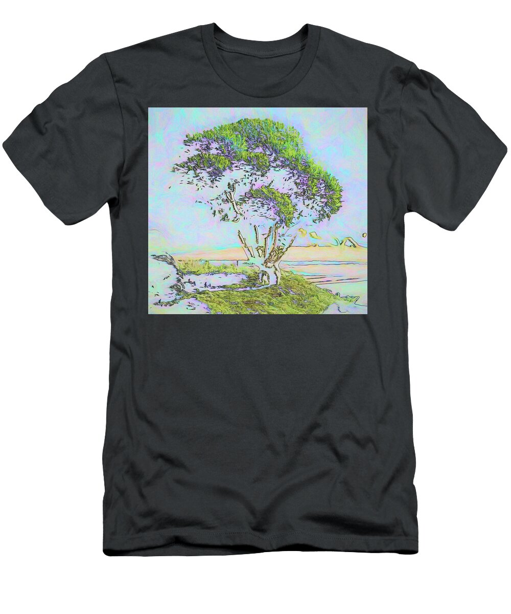 One Tree Wind Movement Linda Brody T-Shirt
