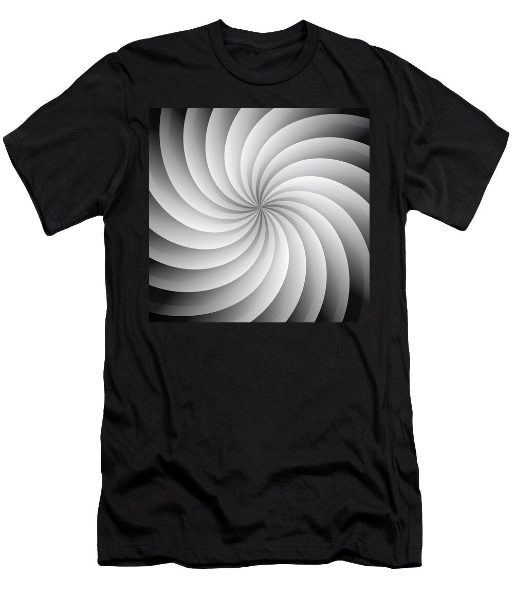 Op Art Swirling Stripes Into Infinity Tom Hill T-Shirt
