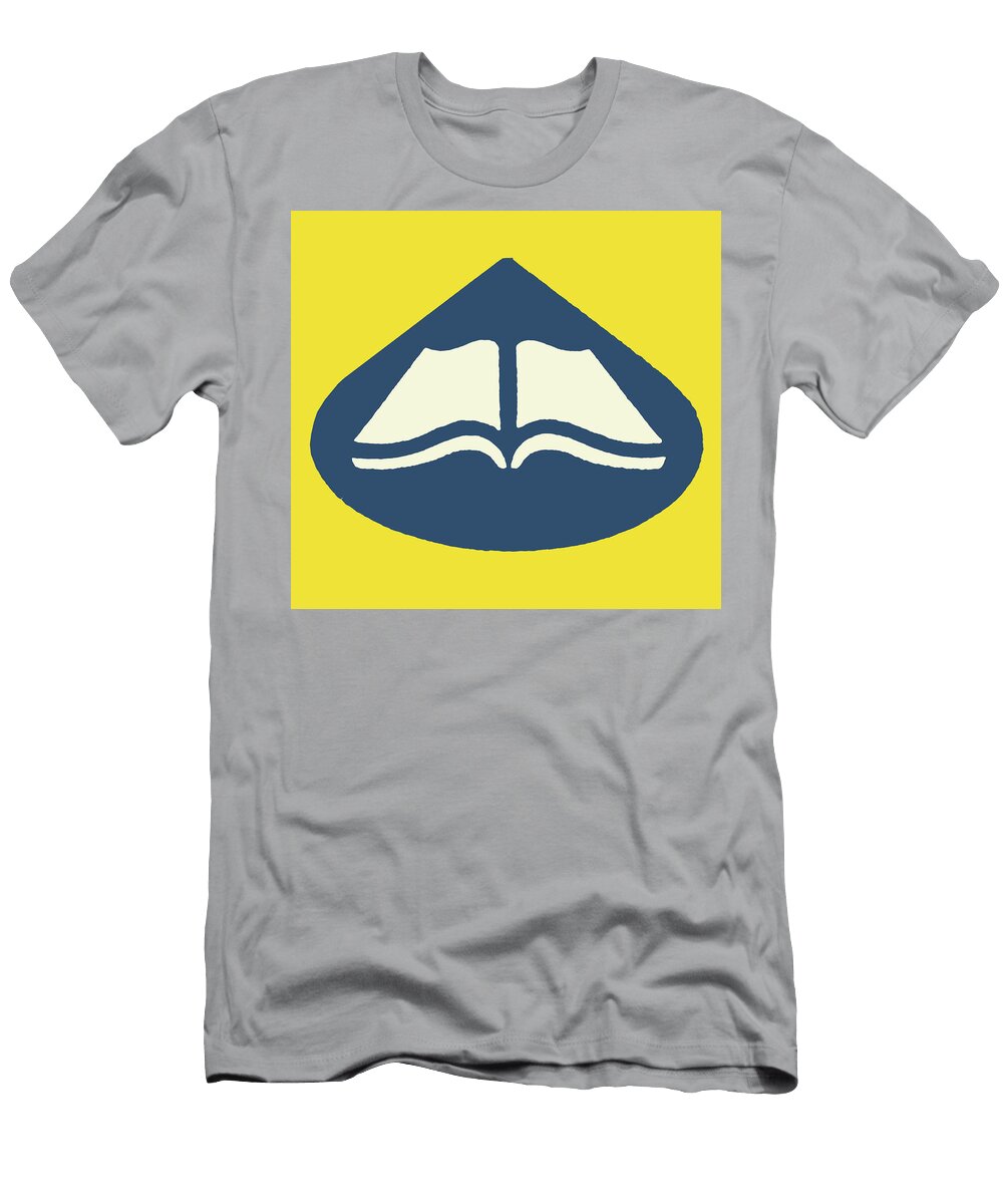 Open Book on Raindrop Shape Csa Images T-Shirt