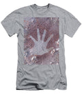 Open Hand Stencil on Ceiling Unknown Australian T-Shirt