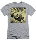 Open Wheel Racecar Comic Book Panel 108 Mad Paperairplanes T-Shirt