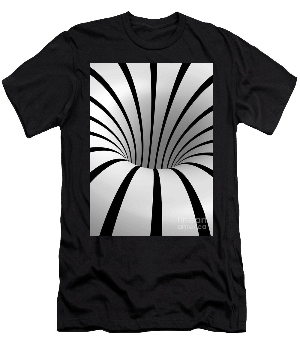 Optical Illusion Tube 3d Jodoto Design T-Shirt