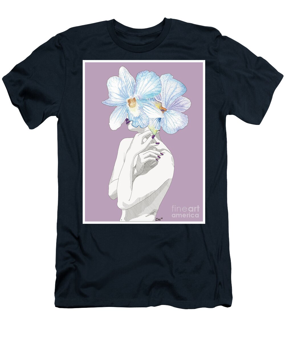 Orchids Embrace Natalia Chrz T-Shirt