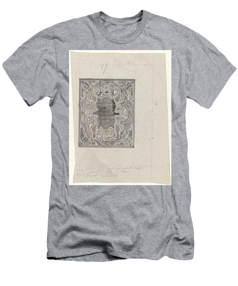 Ornamental Design with Names of Persons Carel Adolph Lion Cachet 1874 1945 Carel Adolph Lion Cachet T-Shirt