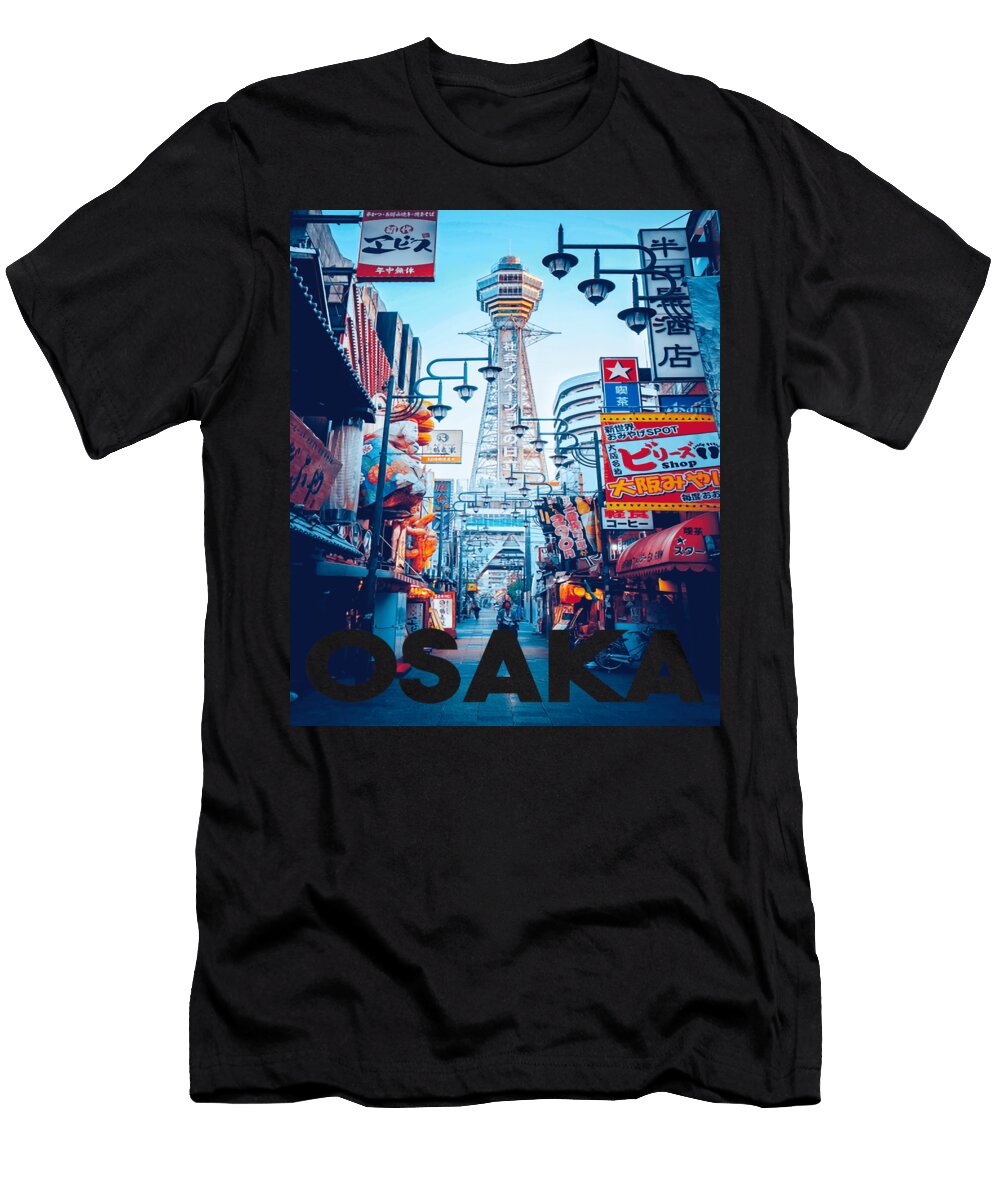 Osaka Japan City Cosmopolitan Melting Pot Mizorey T-Shirt