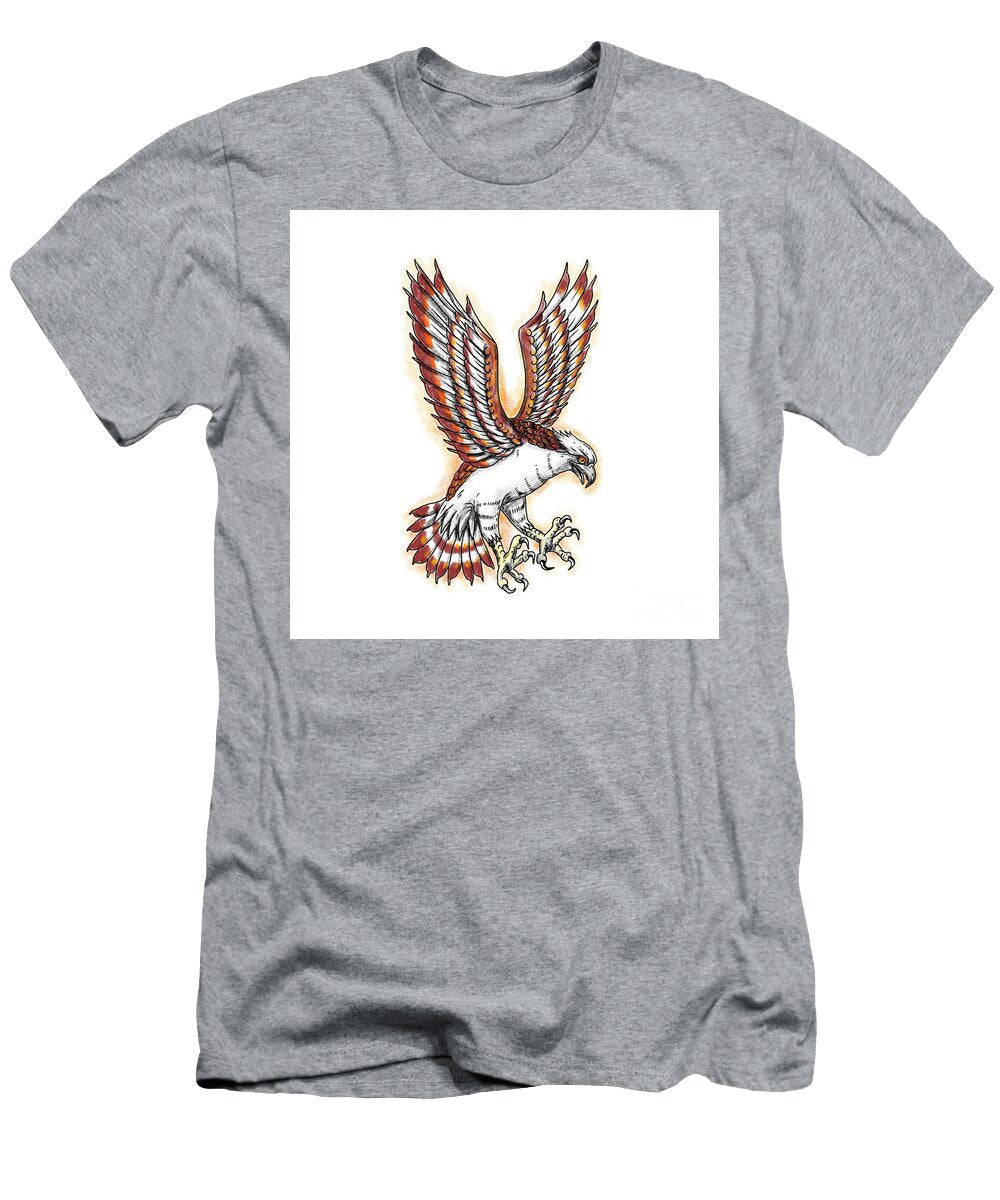 Osprey Sea Hawk Swooping Tattoo Aloysius Patrimonio T-Shirt