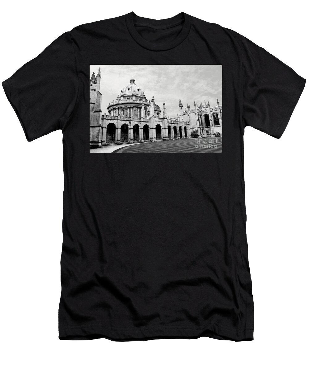 Oxford University Radcliffe Camera and All Souls College Black and White Dmr Filho T-Shirt