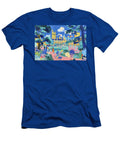 Oxford University Summer Scene Vibrant Day At a Historic Campus Sampadart Gallery T-Shirt