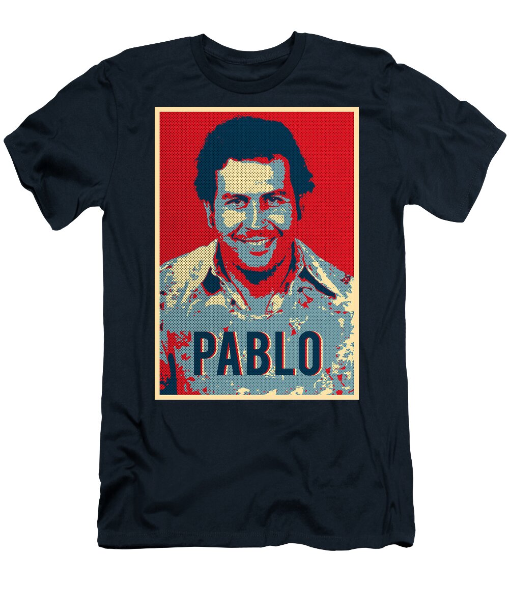 Pablo Escobar Hope Pop Art Carlos V T-Shirt