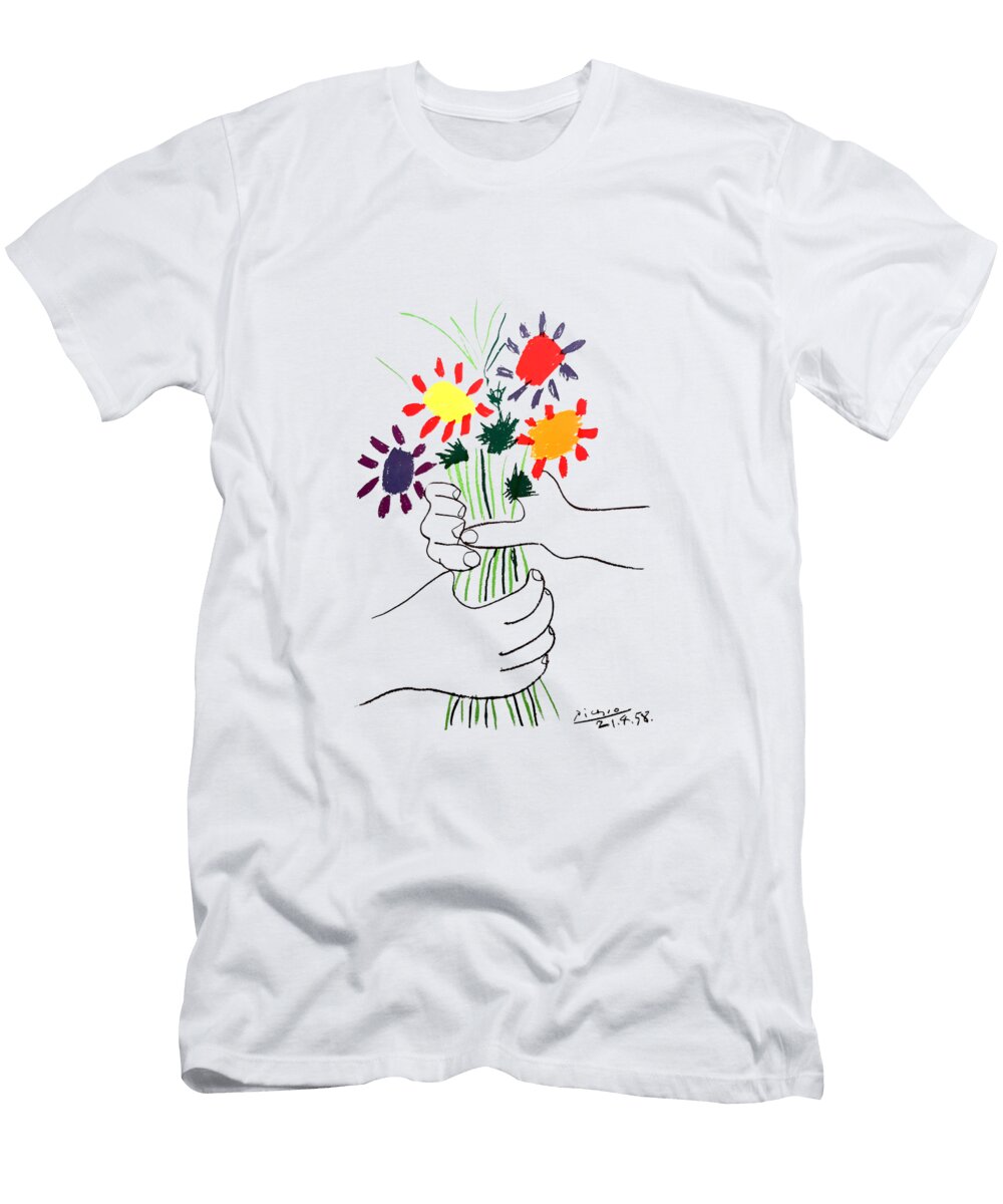 Pablo Picasso Bouquet of Flowers Terry Bill T-Shirt