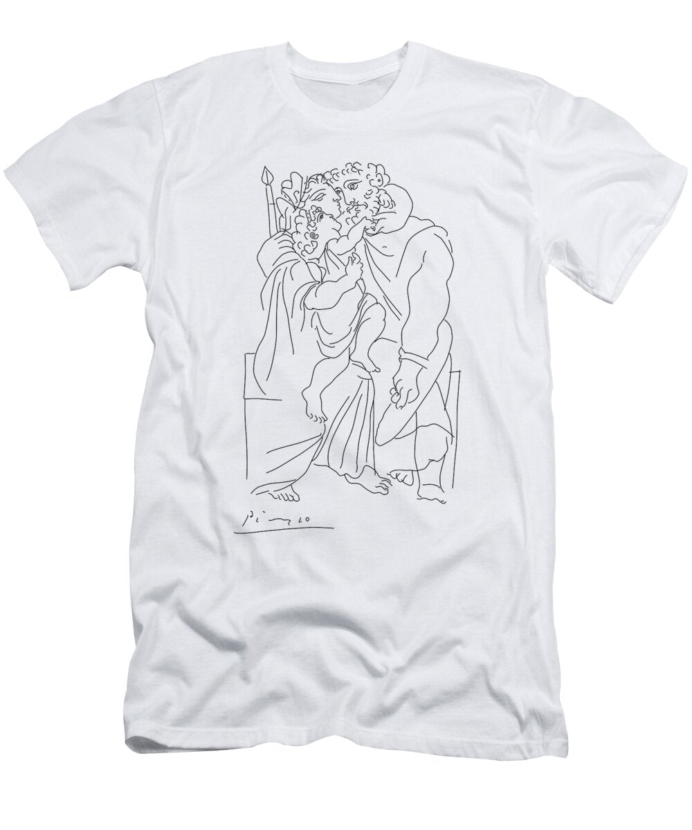 Pablo Picasso Mithological Family Terry Bill T-Shirt