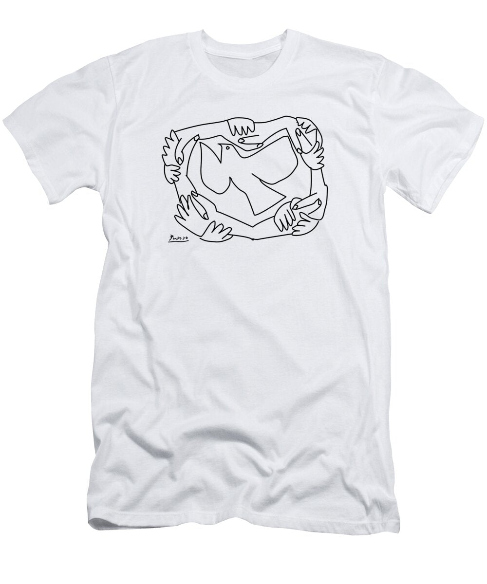 Pablo Picasso Peace and Unity Terry Bill T-Shirt
