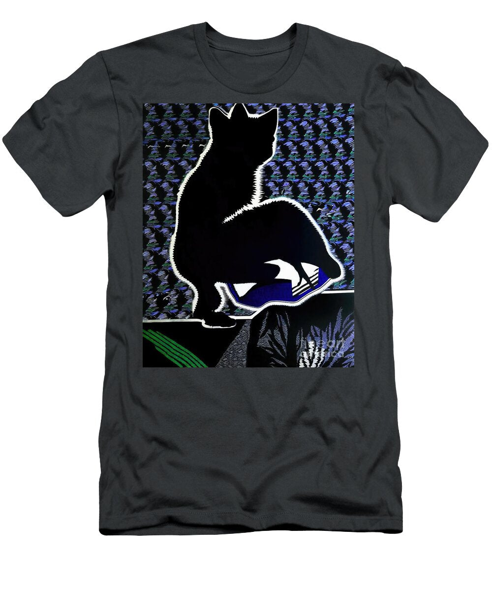 Painting 20th Century Fox Black Illustration Back N Akkash T-Shirt