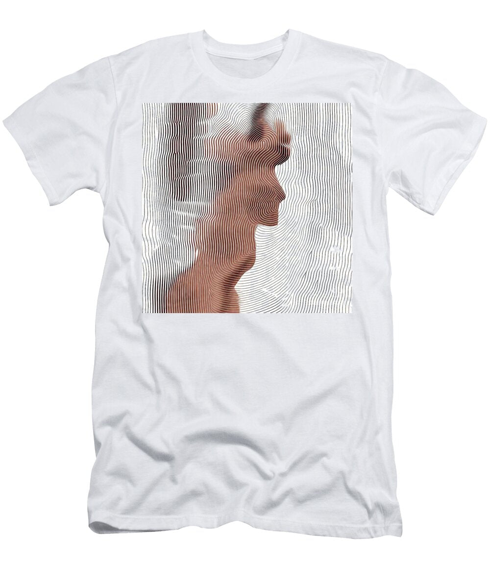 Painting Nobility Hypnotic Monochromatic Equus Se N Akkash T-Shirt