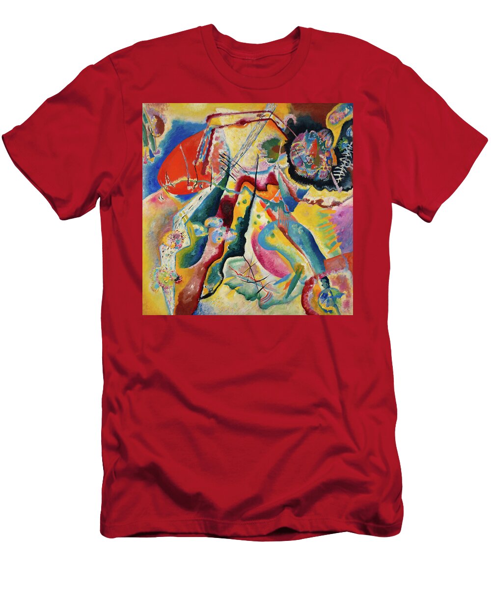 Painting with Red Spot Wassily Kandinsky T-Shirt