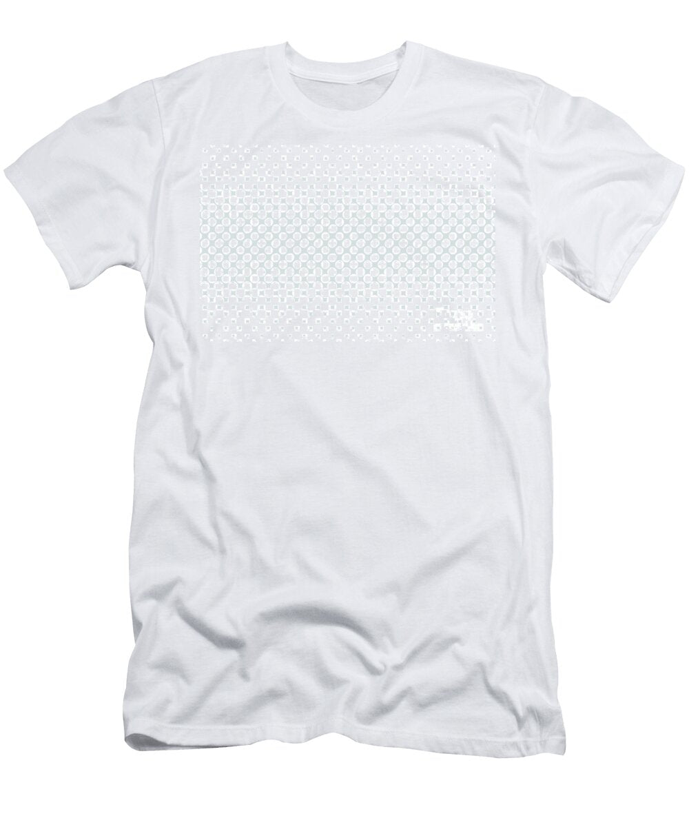 Pale Blue White Halftone Abstract Polka Dot Pattern Pairs Valspar 2023 Coty Rising Tide 4008 3a Petite Patterns T-Shirt